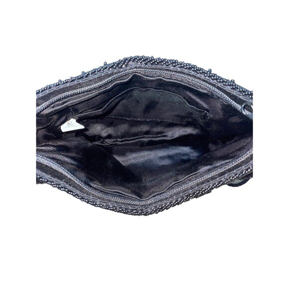 Magid Women's Black Beaded Evening Crossbody Small Bag Sz S - NWT - Picture 8 of 11